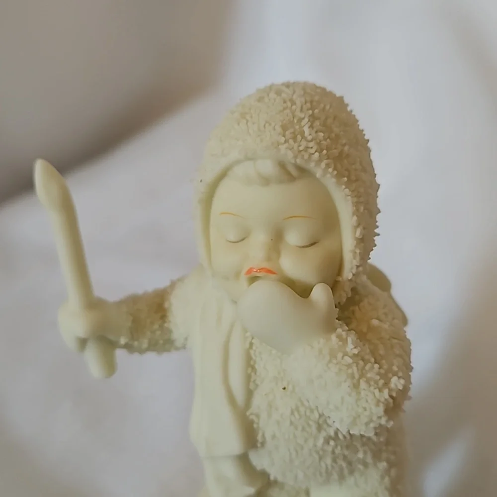 Snowbabies I'm So Sleepy Department 56 Yawning Candle with Box
